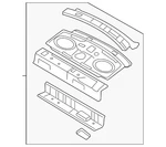 Genuine Ford Package Tray BE5Z-5446668-BC. Fixed Price $223.69.