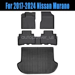 Tpe Floor Mats & Trunk Cargo Liner Waterproof 3D For 2017-2024 Nissan Murano New. Fixed Price $114.19.