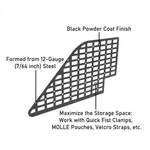Fit 2021-2026 Ford Bronco Rear Window Steel Molle Storage Flank Hanging Panel. Fixed Price $49.55.