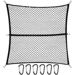 Tauyang Cargo Net Pickup Truck Bed Ford F150 F250 F350 4'X 4', Black. Fixed Price $34.52.