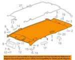 Gm Oem 18-23 Terrain Roof Interior Trim-headliner 84490253. Fixed Price $1380.57.