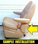 1996-2000 Chrysler Town Country Oem Mopar Rear 2ND Row Passenger Seat Trim Cover. Fixed Price $25.98.