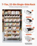 Vevor 7-TIER Rolling Storage Rack With 22 Organizer Mobile Tool. Fixed Price $308.90.