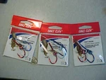 9 New Eagle Claw Red-white-blue Hat Hooks Money Clip 3 Sets Of Tie Clasp Fish. Fixed Price $14.95.