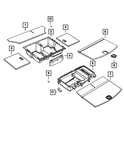 Genuine Mopar Cargo Compartment Cover 5LC36DX9AC. Fixed Price $255.49.