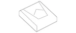 Genuine Nissan Deck Lid Latch Cover 79908-3TA0A. Fixed Price $10.10.