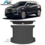 Fits 2017-2025 Cadillac XT5 Carbon Fiber Texture Cargo Cover + 3D Tpe Trunk Mat. Fixed Price $102.99.