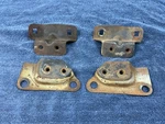 67 68 Pontiac Firebird Original Rear Bumper Bracket Set. Fixed Price $124.95.
