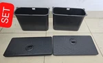 2013-2018 Dodge Ram 1500 Rear Floor Storage Bin Insert Box Cubby Pair Of Oem. Fixed Price $89.00.