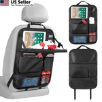 Lucmo Backseat Organizer With Tablet 1 Pack Food Tray, Carbon Black. Fixed Price $27.65.