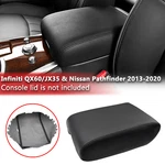 Fit QX60 JX35 2013 2014 2015-2020 Center Console Lid Armrest Vinyl Cover Black. Fixed Price $29.99.