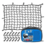 2 X3 Bungee Cargo Net Stretches To 4'X6' For Truck Bed,pickup Bed,t. Fixed Price $31.50.