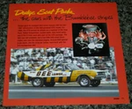 1968 Dodge Dart Gts 340 Picture Feature Print Nhra Bumblebee Scat Pack. Fixed Price $5.69.