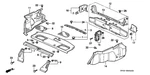 Genuine Honda Cover Rear Bulkhead *NH120L* (star Black) 84512-SV7-A00ZA. Fixed Price $19.34.