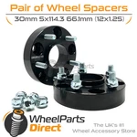 Bolt-on Wheel Spacers (2) 5X114.3 66.1 30MM For Nissan Skyline V37 14-22. Fixed Price $80.58.