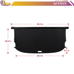 Cargo Cover For Hyundai Ioniq 5 2022-2024 Sel Rear Retractable Security Shade. Fixed Price $81.97.