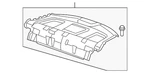 Genuine Honda Tray Rear *NH686L* (warm Gray) 84505-TA1-A41ZA. Fixed Price $196.94.