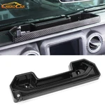 Carbon Fiber Phone Holder Base Mount Storage Tray Box For Wrangler Jl 2021+ 4XE. Fixed Price $19.39.