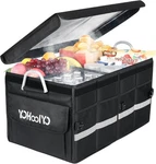 Yohoolyo Car Trunk Organizer Cooler Bag Insulated Collapsible Black. Fixed Price $37.35.