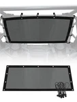 Zidiyoruo Mesh Rear Window Sunshade For Utv - Dustproof & 110X45CM, Black. Fixed Price $41.73.