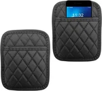 2PCS Car Side Pocket Organizer, Leather Auto Seat Storage Bag For Cell Small. Fixed Price $14.99.