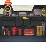 Femuar Car Trunk Organizer, Large Capacity Backseat 42*18 In, Black. Fixed Price $34.99.