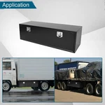 Black Steel Truck 60 18 Underbody Pickup Tool Box Rv Atv Trailer Storage. Fixed Price $376.55.