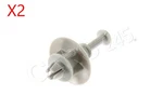 Genuine Vw Bora Golf R32 Gti Rabbit Variant 2PCS Retainer 1J6863449BY20. Fixed Price $9.64.