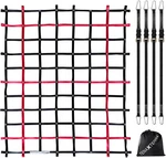 Cargo Net Hd For Truck Bed W/ 4PCS Ratchet Tie-down Straps, 50" X 66" Quality. Fixed Price $36.00.