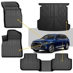 2017-2025 Audi SQ7 Floor Mats 3-ROW Tpe All Weather Cargo Liner Full Set New. Fixed Price $145.24.