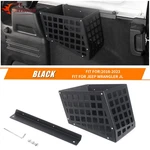 Metal Cargo Side Storage Bracket Organizer Basket For Jeep Wrangler Jl 2018-2023. Fixed Price $117.42.