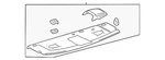 Genuine Toyota Package Tray Trim 64330-AC030-A1. Fixed Price $57.07.