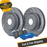 Ebc S6KF1053 Stage Track Day Dimpled & Slotted Front Brake Kit. Fixed Price $728.23.