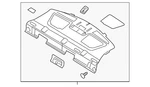 Genuine Ford Package Tray BE5Z-5446668-AC. Fixed Price $320.64.