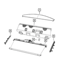 Genuine Mopar Rear Shelf Panel 1LV23ML2AG. Fixed Price $43.15.