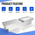 70" X20" X13" Pickup Truck Bed Aluminum Tool Box Trailer For. Fixed Price $339.55.