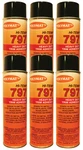 QTY6 Polymat 797 High-temp Spray Glue Adhesive Can Bonds Fabric To Plastic. Fixed Price $64.89.