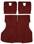 Ford Mustang 87-93 Replacement Trunk Area Carpet With Mass Backing Oxblood. Fixed Price $219.53.