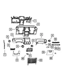 Genuine Mopar Cargo Net 1WX121X9AA. Fixed Price $79.29.