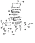 Genuine Mopar Console Mat 68462988AA. Fixed Price $15.81.