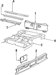 Genuine Gm Panel Above Lid 20598912. Fixed Price $28.98.