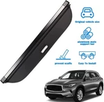 Fits Infiniti QX50 2019-2023 2024 Retractable Trunk Cargo Cover Security Shield. Fixed Price $49.99.