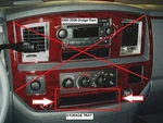 5JU33TRMAA 06 07 08 Dodge Ram Dash Storage Pocket Bin Cubby W/ Mat Oem. Fixed Price $39.00.
