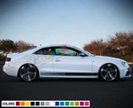 Sticker Decal Side Door Stripe Body Kit For Audi A5 2000 2018 Handle Cover Seat. Fixed Price $73.00.