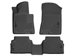 Husky Weatherbeater FRONT/2ND Floor Mats 3PC Fits 20-26 Sonata, 21-26 Kia K5 Blk. Fixed Price $149.99.