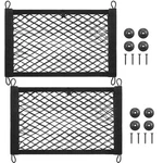 Moodkey 2PACK Small Cargo Nets Elastic Stretchable 17.7X9.8 Inch, Black. Fixed Price $23.99.