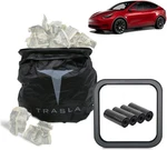 Trashla Tesla Model Y & 3 Car Holder With Bags, Black, For Center Cons. Fixed Price $14.00.
