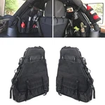 Roll Bar Bag For Jeep Wrangler Multi-pockets Saddle Cargo Storage.... Fixed Price $101.29.