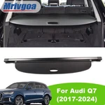 Black Retractable Cargo Cover For Audi Q7 2017-2025 Rear Trunk Shade Accessories. Fixed Price $85.99.