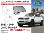 Oem Land Rover Loadspace Partition Net For Defender Boot Dog Divider VPLES0656. Fixed Price $364.84.